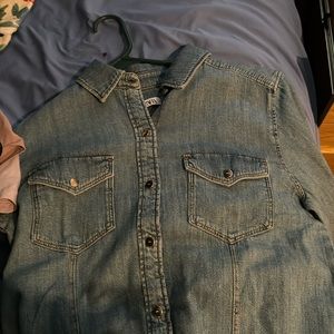 Brand new Zara Jean looking jacket size medium blue